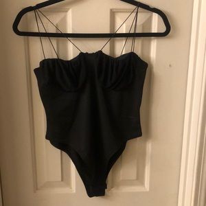 *SOLD* Black boutique bodysuit L large